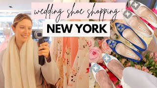 NYC VLOG * Wedding shoe shopping on Madison! + Wedding day shoe reveal!