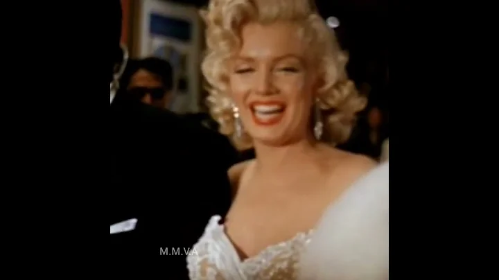 Rare colour footage of Marilyn Monroe at the "How To Marry A Millionaire" premiere Nov 1953
