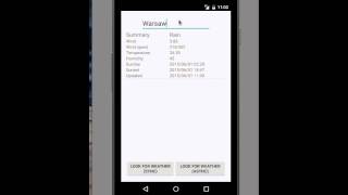 Sync/Async Weather app