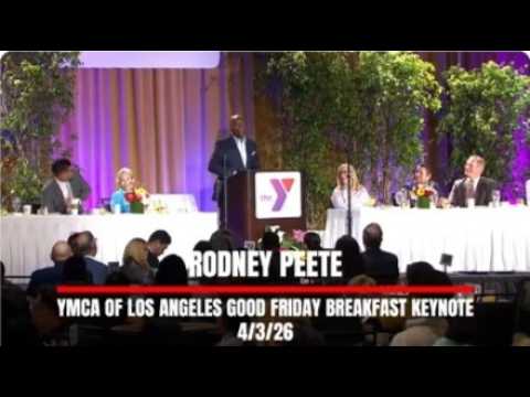 Rodney Peete - YMCA Good Friday Breakfast 