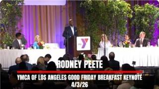 Rodney Peete - YMCA Good Friday Breakfast Keynote 04-03-26