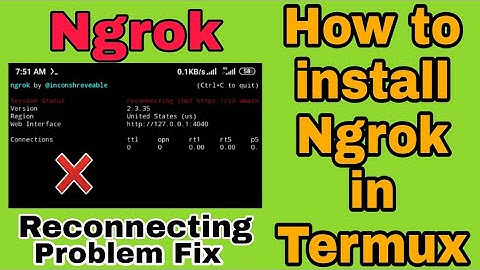 How to install Ngrok in Termux | Reconnecting Problem Fix