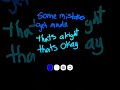 Moral of the story! Sorry if I put the wrong lyrics.#fypシ #trend #moralofthestory #karaoke