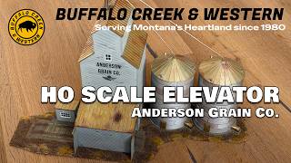 HO Scale Anderson Grain Co. Elevator