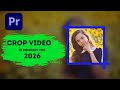 How To Crop Video In Adobe Premiere Pro (HINDI/URDU)