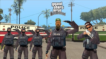 What Happens if SWEET and RYDER Join SWAT in GTA SAN ANDREAS?