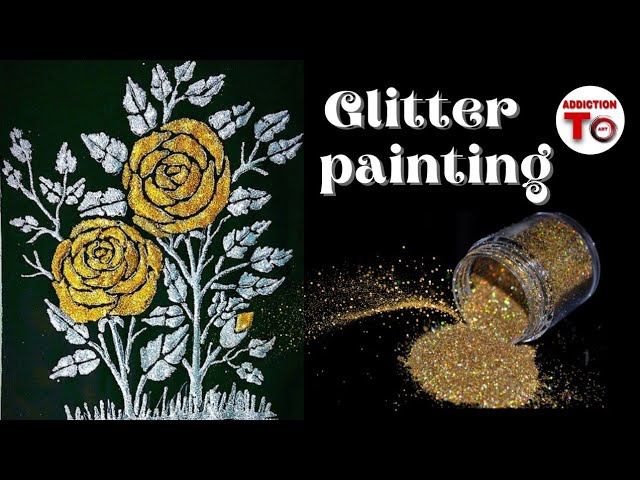 How to Make Glitter Glue and Glitter Paint for Crafts Easy and Cheap Mathie  कैसे बनाना है चमक 