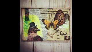 Collage Mail Art Postcard #2