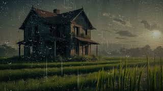 RELEASE YOUR TIRED FEELINGS WITH RURAL VIEWS WHEN IT RAINS | RAIN SOUNDS FOR SLEEP AND RELAX