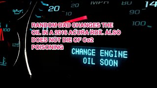 How to do a DIY Oil Change on a Second Gen Acura RDX (2016) AWD The Random Dad