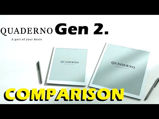 Fujitsu Quaderno A4 Gen 2 vs Quaderno A5 Gen 2 Comparison - YouTube