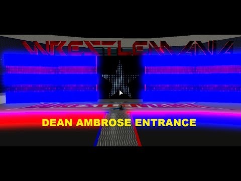 Dean Ambrose Entrance And He Said Something Wwe Roblox - 