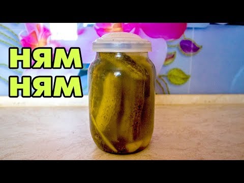 Квашеные огурцы с водкой, оригинальный рецепт👍🥒