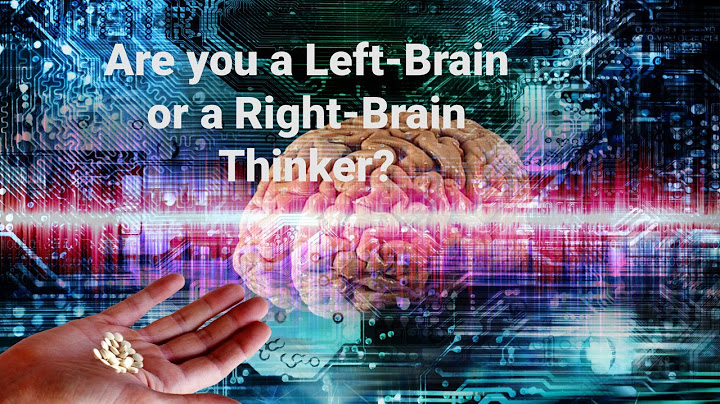 What is the difference between left and right brain thinking