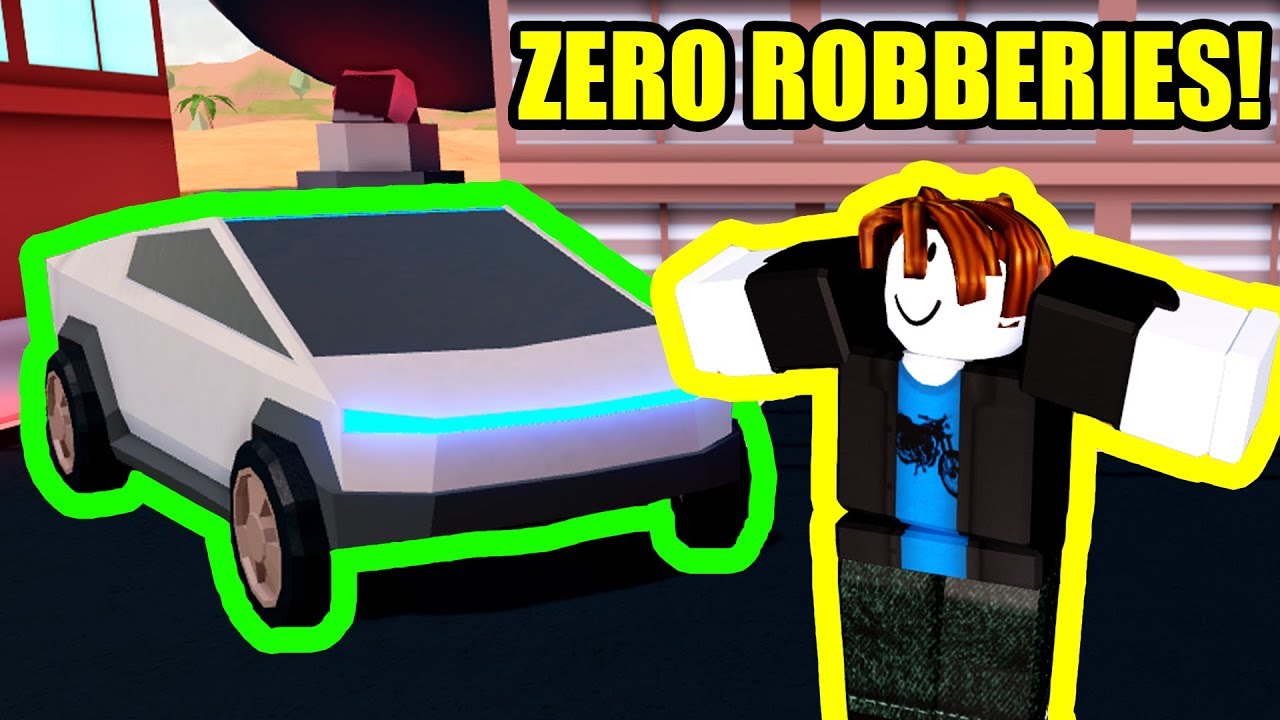 Getting The Cybertruck Without Robbing Any Stores Roblox Jailbreak Youtube - roblox plush bacon hair