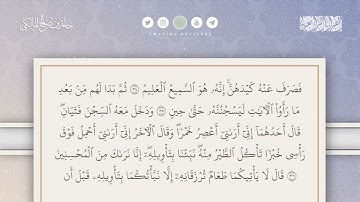 سورة يوسف كاملة || القارئ حاتم المالكي