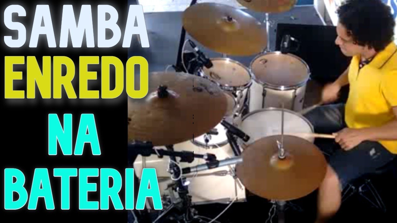 BATUCADA DE SAMBA ENREDO NA BATERIA  -  VOU FESTEJAR (Drummer - Rogério Ratto)