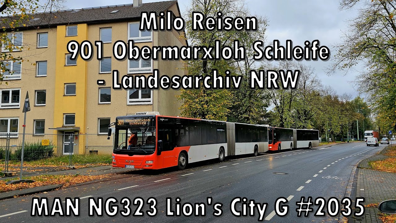 Milo Reisen - Linie SEV-901, MAN NG323 Lion's City G #2035
