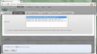 Add Enrollments on Blackboard