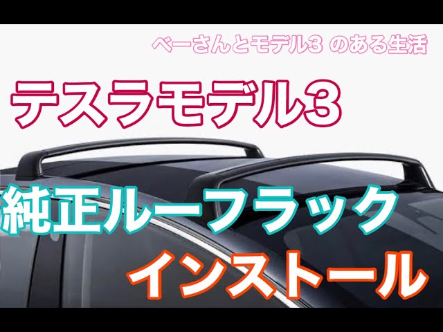 テスラ　モデル3用　純正ルーフラック