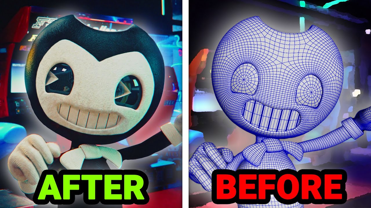 BEFORE & AFTER: Bendy - 'Bendyland' (Horror Skunx)