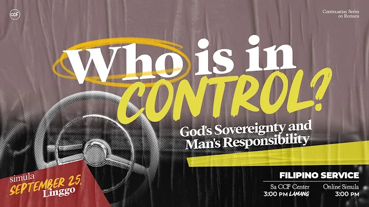 Take Comfort, God is in Control | Bong Saquing