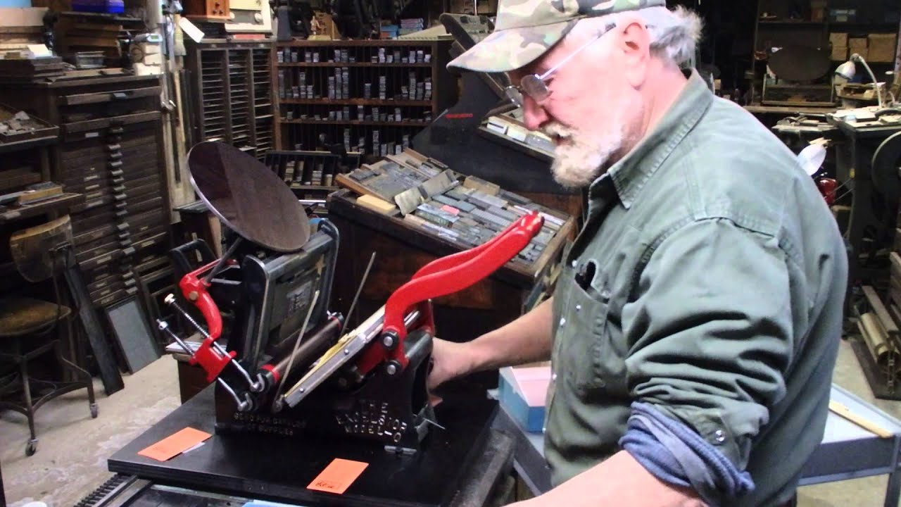 Julie's Press - 6/6 - Printing on the 5x8 Excelsior Press