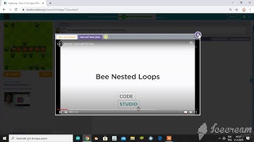 Code.org sitesi 3.KURS içindeki 12.DERS 13.DERS bölümleri