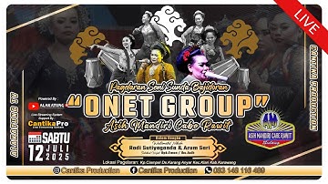 🔴Live (malam) CABE RAWIT - ONET GROUP | Perhajatan Bpk.Eman/Ibu.Acih | Klari-Karawang | 12/07/2025