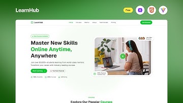 eLearning – Free Bootstrap 5 Educational Website Template | Bootstrap Template