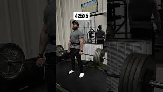 425x5 top set. #strength #strengthtraining #fitness #gym #powerbuilding #motivation