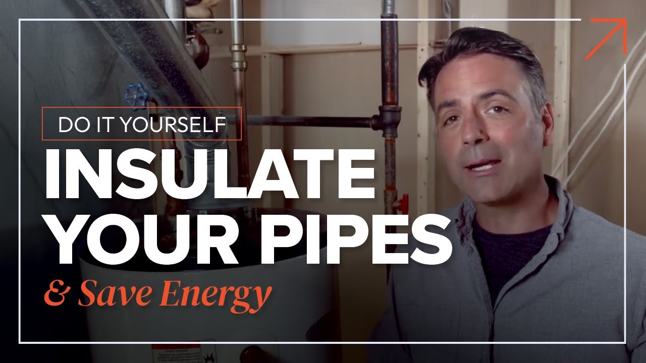 DIY - Insulate Your Pipes + Save Energy - YouTube