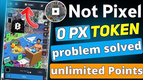 Not Pixel 0 Point | Not Pixel Points Not Adding | Not Pixel 0 Point Problem | notpixel Problem