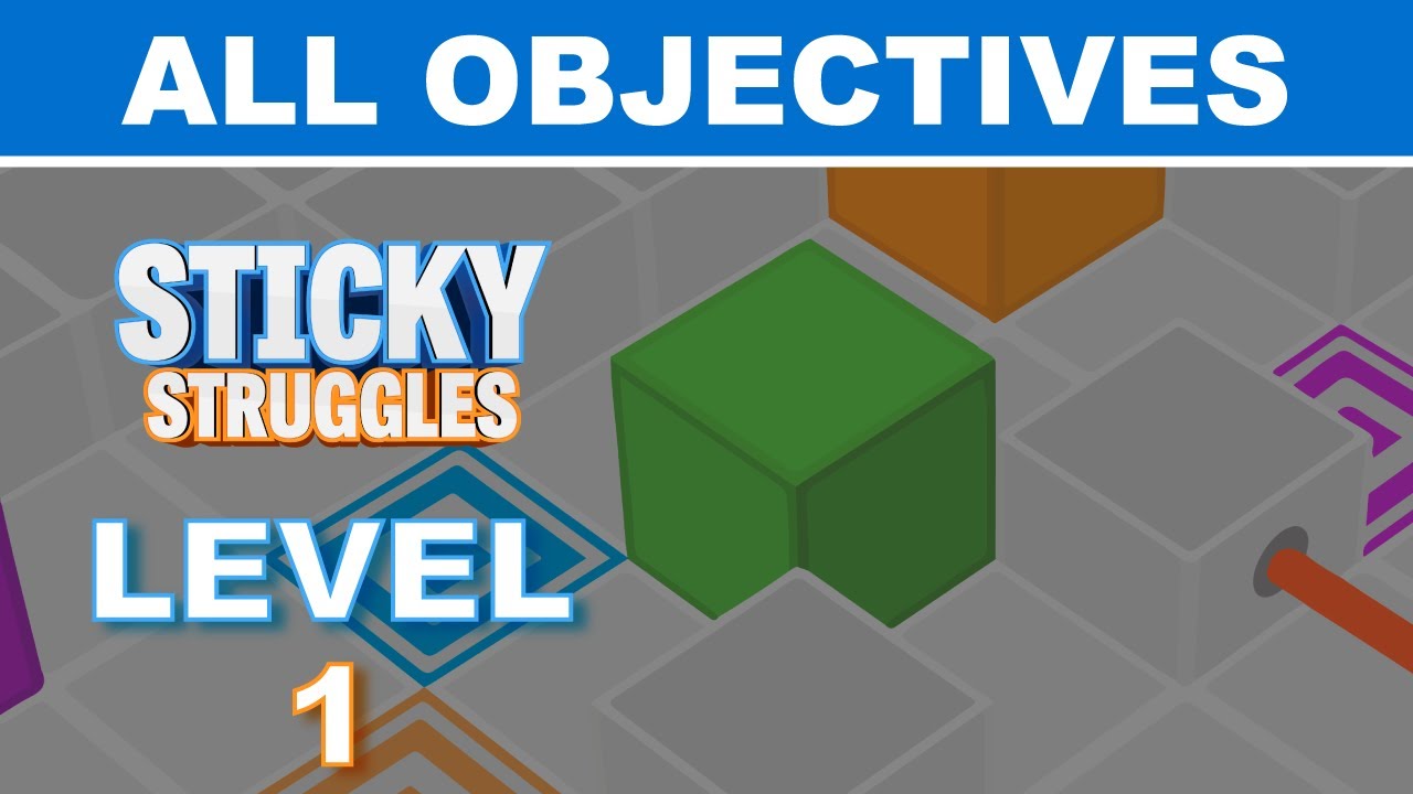 Sticky Struggles [PC] 100% Walkthrough - Level 1 (All Objectives Guide ...