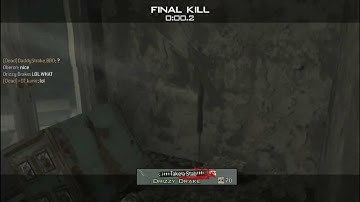 INSANE RICOCHET THROWING KNIFE KILL - MW3