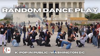 [KPOP IN PUBLIC] KPOP RANDOM DANCE PLAY @ Lincoln Memorial 2024 | K-District in Washington D.C.