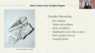 Save Your History: Family and Community Archiving Basics