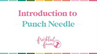 Introduction to Punch Needle | Tutorial Punch Needle Kit Tutorial