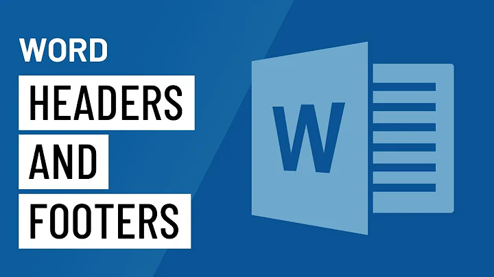 Word: Headers and Footers