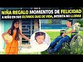 Niña regalo momentos de felicidad a niño en sus últimos días de vida, intenta no llorar.