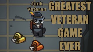 The Greatest Veteran Game In Among Us History! (Among Us - Town of Us)