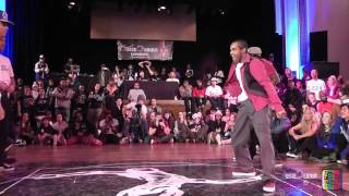 FSTV l Juste Debout 2013 UK l Locking l Quarters Brooke & T Wild vs Thomas & Dharmz
