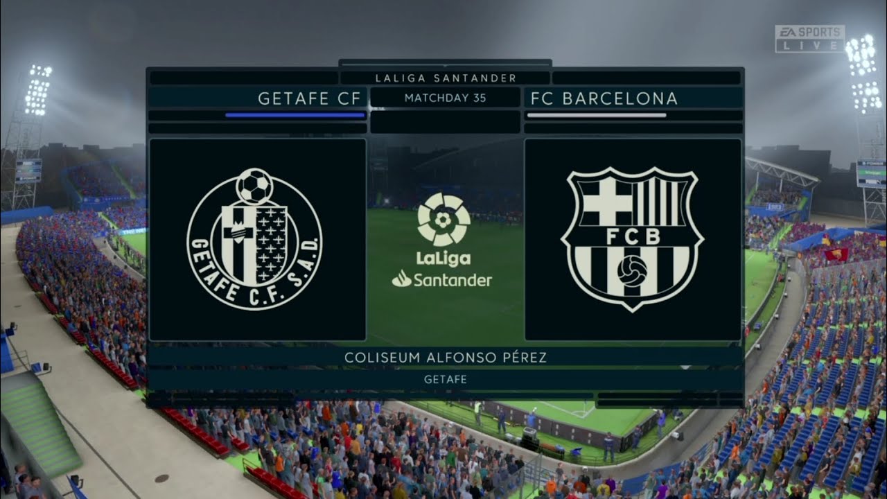 @Nptk_boi #gameplay Getafe CF vs FC Barcelona La Liga Santander matchday 35