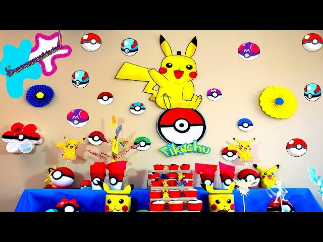 CandyBar Pokemon  Cumpleaños de pokemon, Decoracion cumpleaños