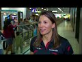 Simona De Silvestro arrives in Australia