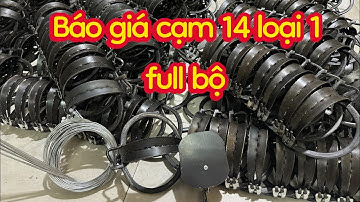 Trọn bộ bẫy cạm kiềng 14cm loại 1 - bẫy chồn bẫy mèo  Ko méo ,Ko gẫy,Ko lệch vành 