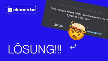 Elementor Fehlermeldung: Your site doesn