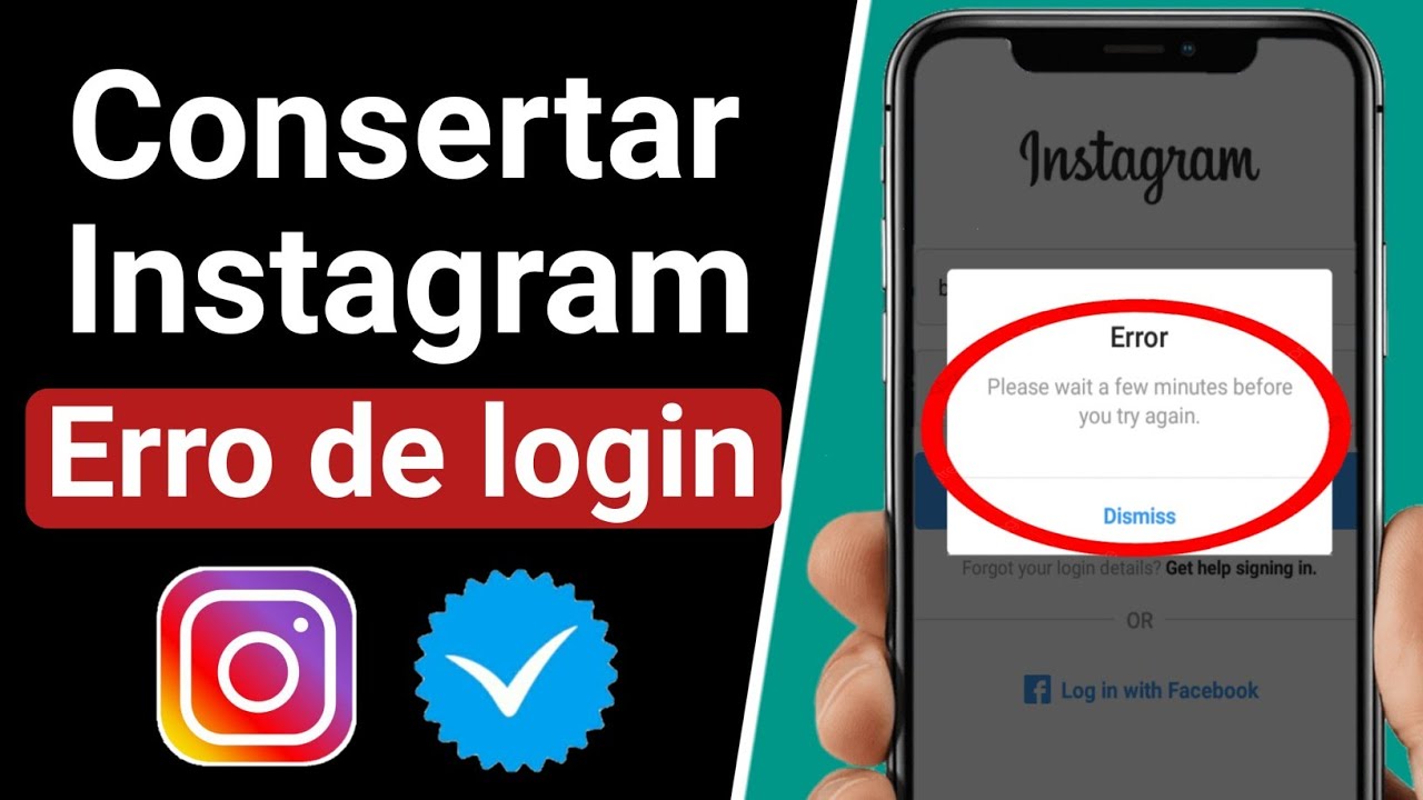 Aguarde Alguns Minutos Antes De Tentar Novamente Instagram