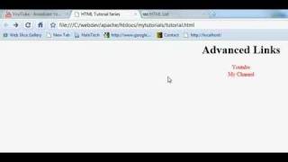 HTML - 12 Advanced Links Profile