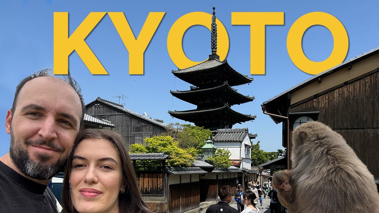 Maimute si paduri de bambus in KYOTO. Orasul templelor.